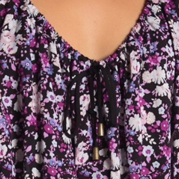 💙2xHP💙 Free People Daisy Babe Flowy Floral Crop Top XS - Picture 2 of 10